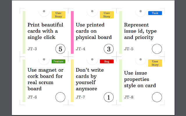 YouTrack Issue Cards Printer  from Chrome web store to be run with OffiDocs Chromium online