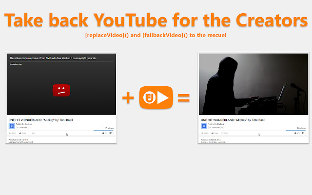 Youtube Orange  from Chrome web store to be run with OffiDocs Chromium online