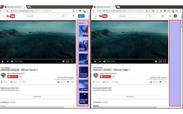 Youtube Recommended Video Block  from Chrome web store to be run with OffiDocs Chromium online