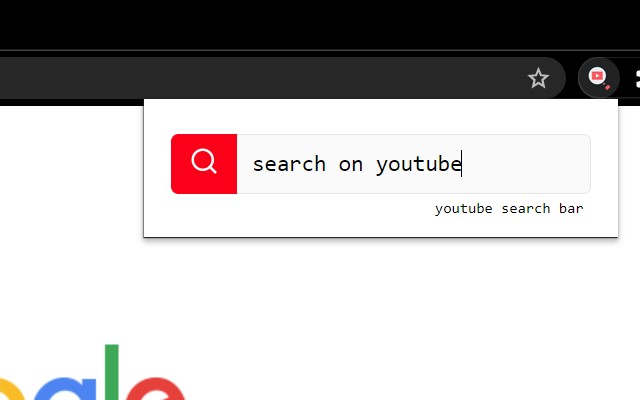 YouTube Search Bar  from Chrome web store to be run with OffiDocs Chromium online