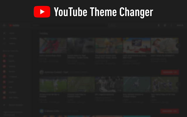 Youtube Theme  from Chrome web store to be run with OffiDocs Chromium online