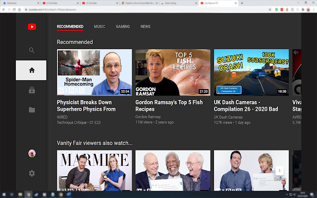 YouTubeTV trên trình duyệt  from Chrome web store to be run with OffiDocs Chromium online