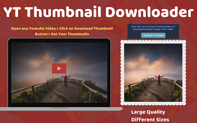 YT Thumbnail Downloader  from Chrome web store to be run with OffiDocs Chromium online