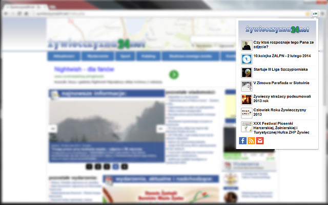Żywiecczyzna24.net  from Chrome web store to be run with OffiDocs Chromium online