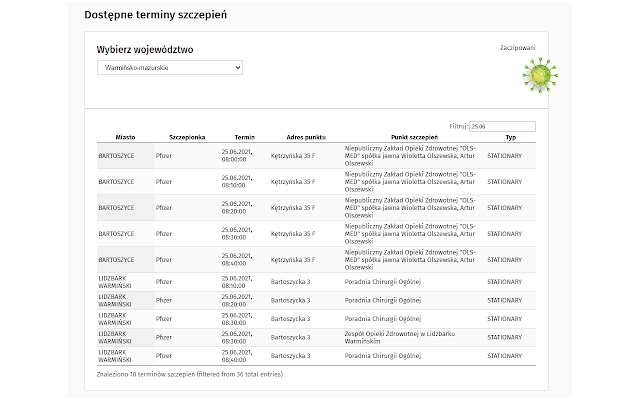 Zaczipowani 1.0  from Chrome web store to be run with OffiDocs Chromium online