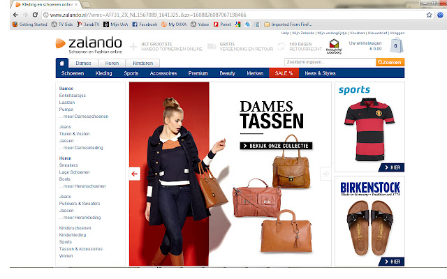 Zalando  from Chrome web store to be run with OffiDocs Chromium online