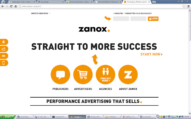 Zanox  from Chrome web store to be run with OffiDocs Chromium online