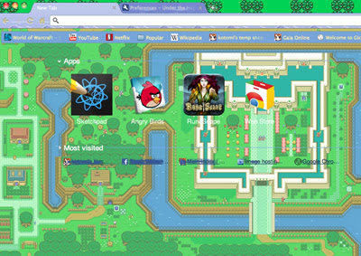 zelda link to the past  from Chrome web store to be run with OffiDocs Chromium online