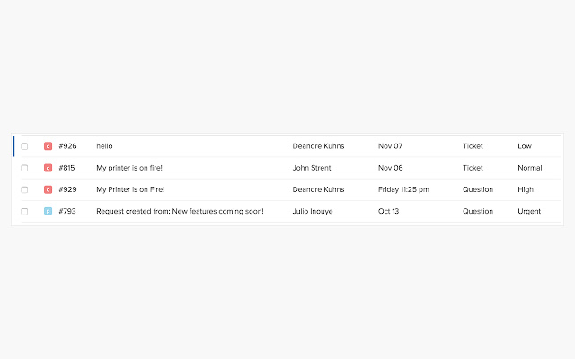 Zendesk Priority Highlights  from Chrome web store to be run with OffiDocs Chromium online