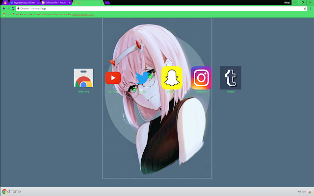 Zero Two short hair | Darling in the Franxx  from Chrome web store to be run with OffiDocs Chromium online