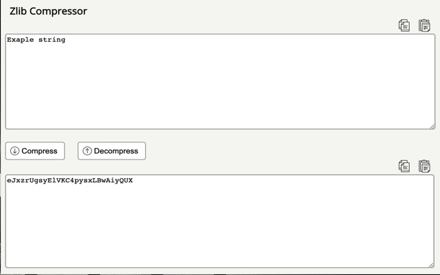 Zlib Compressor  from Chrome web store to be run with OffiDocs Chromium online