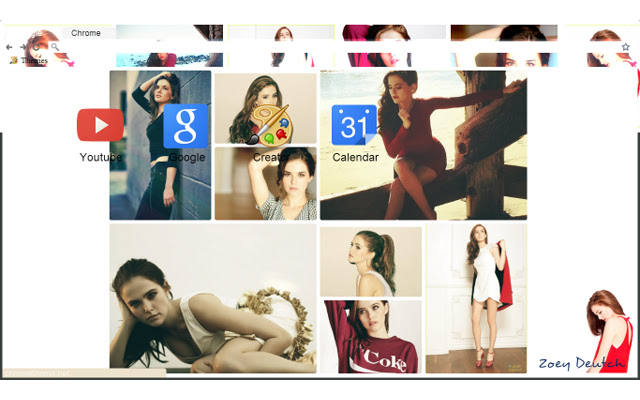 Zoey Deutch Cream  from Chrome web store to be run with OffiDocs Chromium online