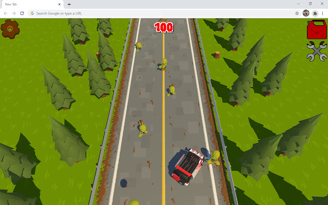 Zombie Drive Game  from Chrome web store to be run with OffiDocs Chromium online