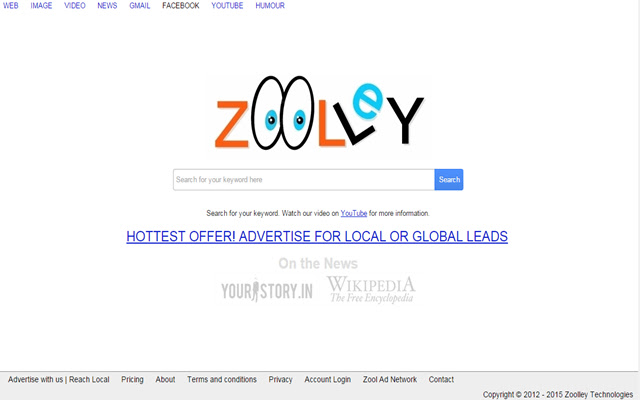 Zoolley Web Search  from Chrome web store to be run with OffiDocs Chromium online