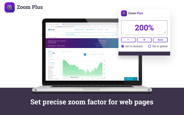Zoom Plus  from Chrome web store to be run with OffiDocs Chromium online