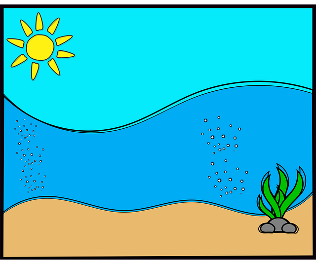 Free download Sea Background Ocean -  free illustration to be edited with GIMP free online image editor