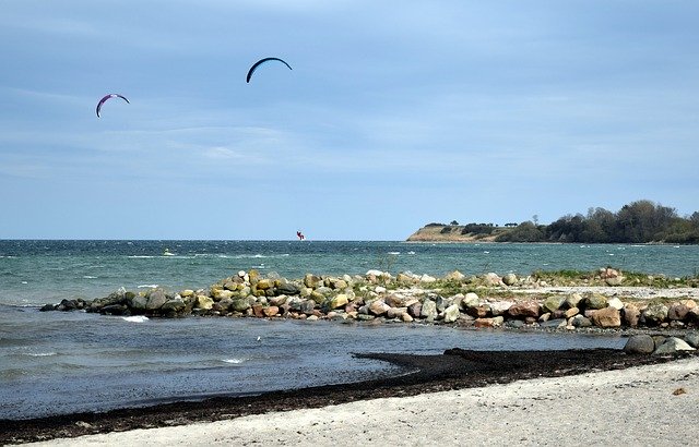 Free download Sea Beach Sport Kite -  free photo or picture to be edited with GIMP online image editor