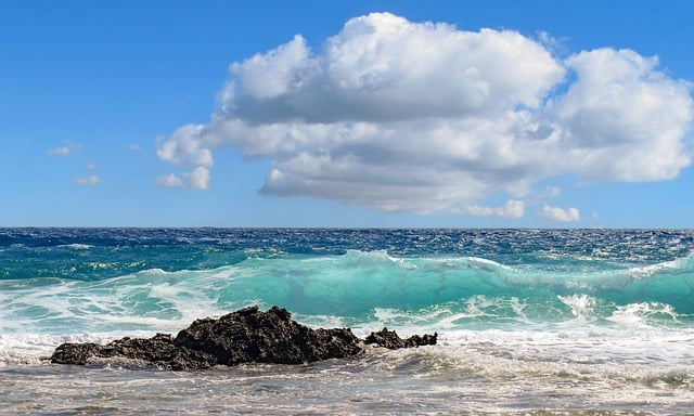 Free download sea beach waves horizon sky free picture to be edited with GIMP free online image editor