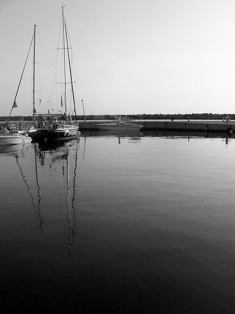 Free download Sea Boat Port -  free photo or picture to be edited with GIMP online image editor