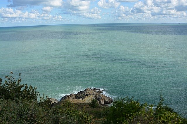 Free download Sea Cloudy Sky Seascape -  free photo or picture to be edited with GIMP online image editor