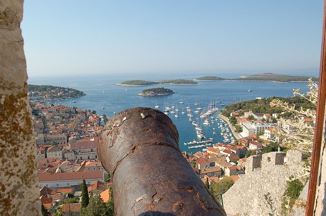 Free download Sea Croatia Fortress -  free photo or picture to be edited with GIMP online image editor