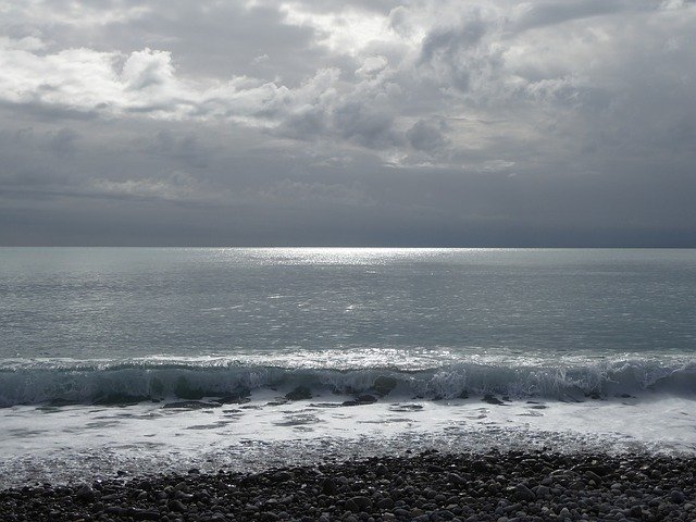 Free download Sea Horizon Silver -  free photo or picture to be edited with GIMP online image editor