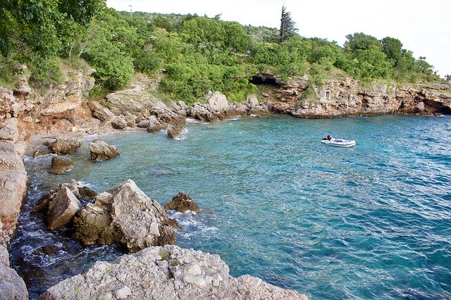 Free download Sea Rocks Croatia -  free photo or picture to be edited with GIMP online image editor