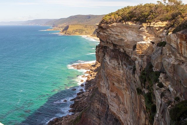 Free download Seascape Cliff Edge -  free photo or picture to be edited with GIMP online image editor