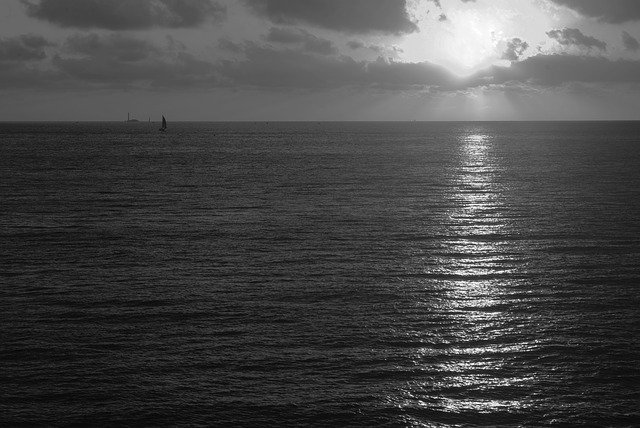 Free download Sea Sun Evening -  free photo or picture to be edited with GIMP online image editor