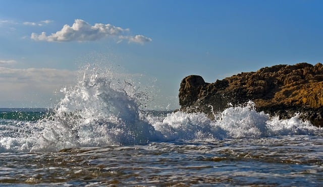 Free download sea waves coast rocks rocky coast free picture to be edited with GIMP free online image editor