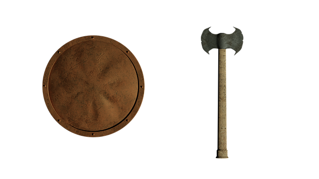 Free download Shield Axe Medieval -  free illustration to be edited with GIMP free online image editor