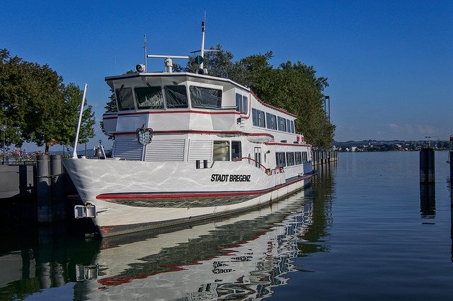 Free download Ship Bregenz Lake Constance -  free photo or picture to be edited with GIMP online image editor