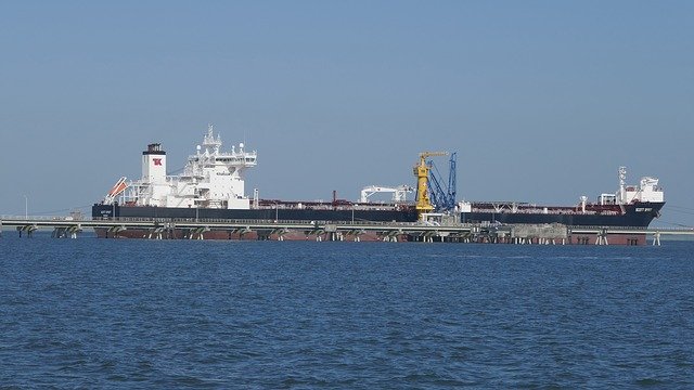 Free download Ship Tanker Gas-Loading -  free photo or picture to be edited with GIMP online image editor