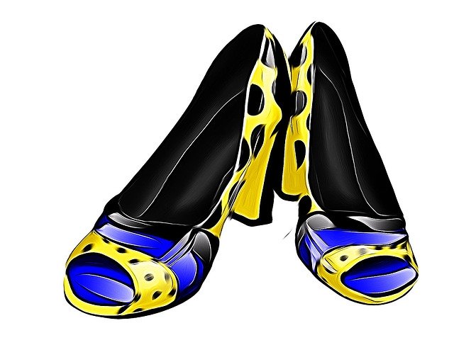 Free download Shoes Polka Dots -  free illustration to be edited with GIMP free online image editor