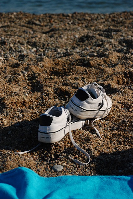 Free download shoes sand beach sea summer free picture to be edited with GIMP free online image editor