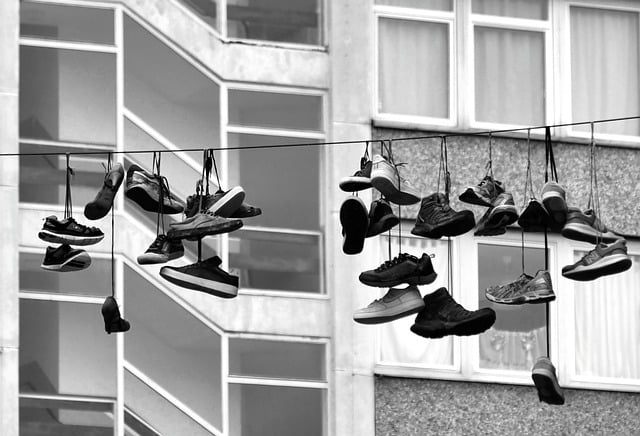 Free download shoes sneakers window throw free picture to be edited with GIMP free online image editor