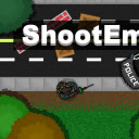 ShootEm Game  screen for extension Chrome web store in OffiDocs Chromium