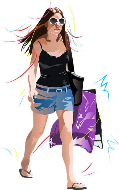 Free download Shop Shopping Girl - Free vector graphic on Pixabay free illustration to be edited with GIMP free online image editor