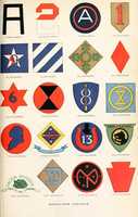 Free download Shoulder Sleeve Insignia of the U.S.Army in the Great War of 1917-1918 free photo or picture to be edited with GIMP online image editor