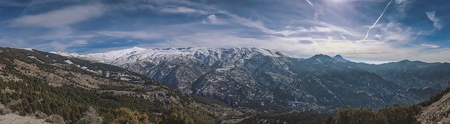 Free download Sierra Nevada Panorama Landscape -  free photo or picture to be edited with GIMP online image editor