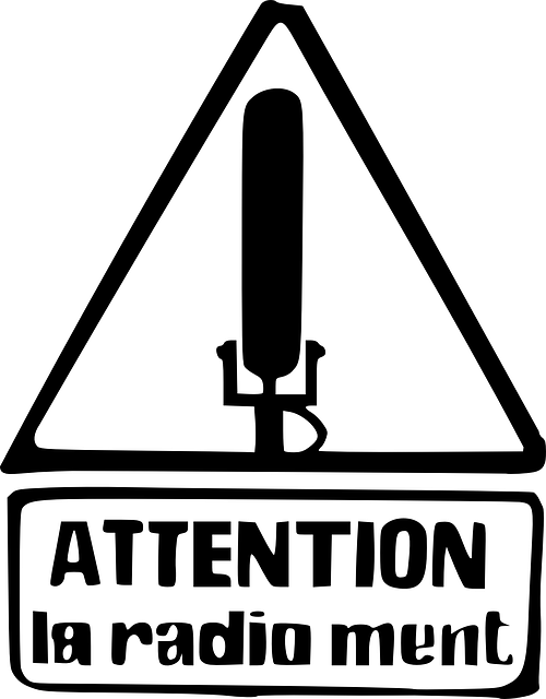 Free download Sign Radio Caution - Free vector graphic on Pixabay free illustration to be edited with GIMP free online image editor