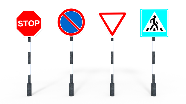 Free download Sign Road Pedestrian -  free illustration to be edited with GIMP free online image editor