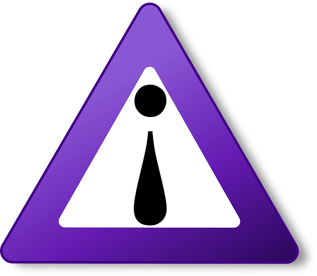 Free download Sign Triangle Purple - Free vector graphic on Pixabay free illustration to be edited with GIMP free online image editor