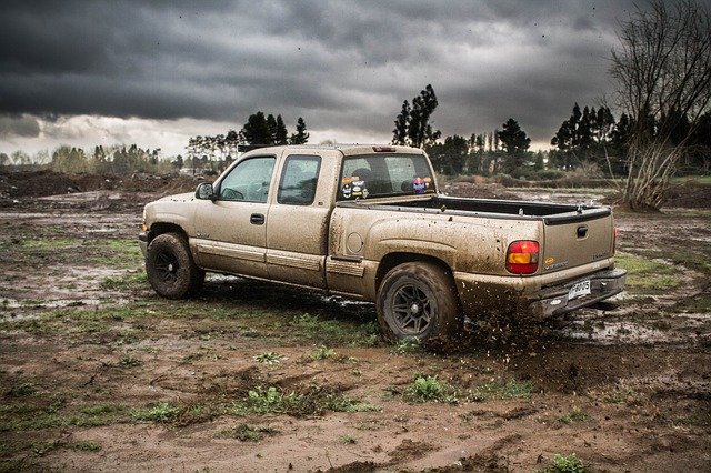 Free download silverado 4x4 mud water herbs free picture to be edited with GIMP free online image editor