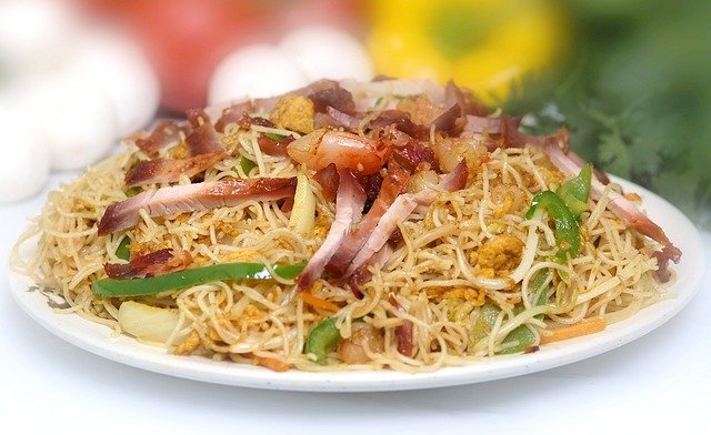 Free download Singapore Vermicelli Yummy Asian -  free photo or picture to be edited with GIMP online image editor