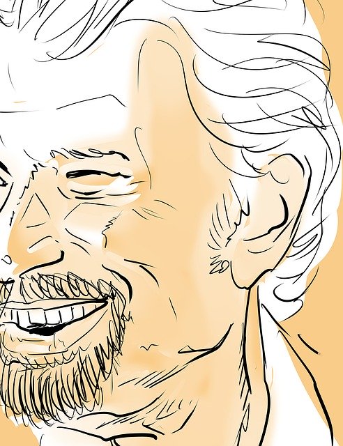 Free download Sketch Johnny Hallyday -  free illustration to be edited with GIMP free online image editor