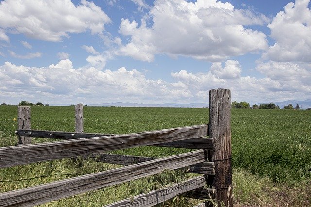 Free download Sky Clouds Fence -  free photo or picture to be edited with GIMP online image editor