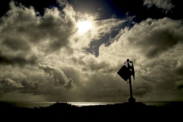 Free download Sky Clouds Silhouette Weather -  free photo or picture to be edited with GIMP online image editor