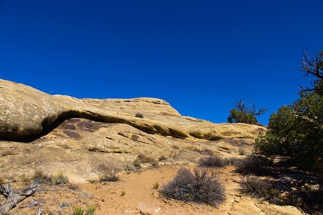 Free download Slick Rock Sandstone Trail -  free photo or picture to be edited with GIMP online image editor