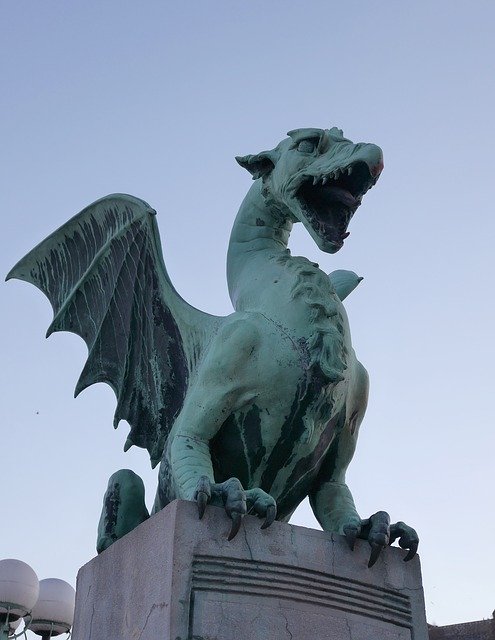 Free download Slovenia Ljubljana Dragon -  free photo or picture to be edited with GIMP online image editor